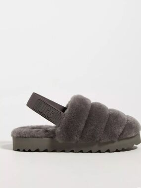 UGG Super Fluff Slingback Slippers